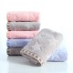 All-cotton 32-strand 110g thick plain face towel wholesale from Gaoyang factory. Pure cotton towel