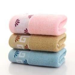 All-cotton adult absorbent towel manufacturer, cotton thickened labor protection face towel wholesale, household wash face pure cotton towel
