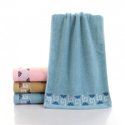 All-cotton adult absorbent towel manufacturer, cotton thickened labor protection face towel wholesale, household wash face pure cotton towel
