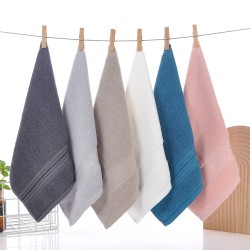 Square towels, all-cotton face towels for home use, thickened household face towels, gift embroidered LOGO, wholesale all-cotton towels