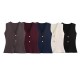 Wholesale of knitted waistcoats and vests for foreign trade, fashionable and casual, new 2024 collection of button gold European and American style women's clothing
