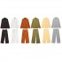 Amazon Foreign Trade Spring 2025 New Set Shirt long-sleeved + loose wide-leg pants Stylish and stylish set