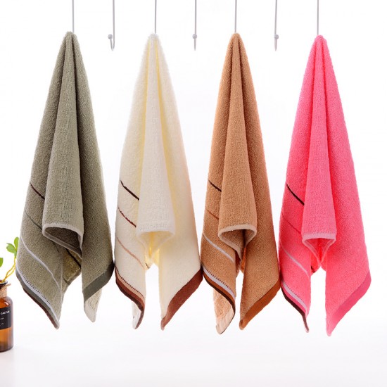 Wholesale of three-segment pure cotton towels, absorbent, soft, plain color gifts, embroidered household face towels, all cotton Wholesale of three-segment pure cotton towels, absorbent, soft, plain color gifts, embroidered household face towels, all cotton