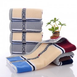 Wholesale pure cotton towels, thickened as souvenirs, high-end men's and women's thickened absorbent, high-yang wholesale pure cotton face towels for washing