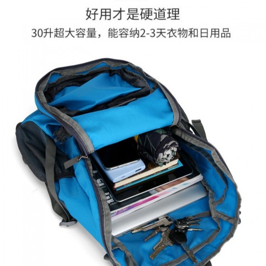 Commuting backpack, waterproof travel foldable casual sports backpack, hiking bag, large-capacity portable schoolbag for men Commuting backpack, waterproof travel foldable casual sports backpack, hiking bag, large-capacity portable schoolbag for men