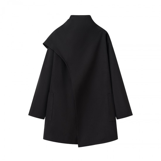 Aliexpress Spring 2025 New Women's Clothing cross-border European and American style design sense double-sided woolen overcoat women's coat Aliexpress Spring 2025 New Women's Clothing cross-border European and American style design sense double-sided woolen overcoat women's coat