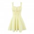 A new cross-border women's summer sweet lace halter dress with a back drawstring and a sexy, slimming mini skirt for women