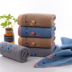 Pure cotton towel thickened jacquard manufacturer wholesale face towels can be customized with LOGO gifts, creative advertisements, pure cotton face towels for washing