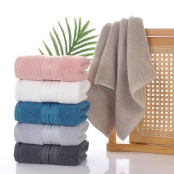 High-end all-cotton face towels for both men and women, wholesale from Gaoyang factory. All-cotton thickened adult pure cotton towels