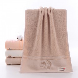 Factory wholesale 120g thickened pure cotton towels, soft and absorbent gift face towels, labor protection return gift face towels