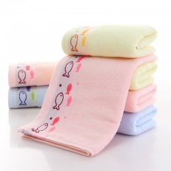 Pure cotton towel 32-strand small fish towel, soft, absorbent and thickened, labor protection gift company towel logo