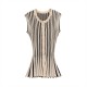 Amazon Foreign Trade Wholesale 2025 Spring New Women's Clothing, European and American style sexy sleeveless fitted knitted dress for women Amazon Foreign Trade Wholesale 2025 Spring New Women's Clothing, European and American style sexy sleeveless fitted knitted dress for women