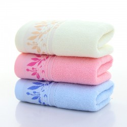 All-cotton thickened towel with logo and embroidered words, gift box, advertising gift manufacturer wholesale absorbent adult face towel