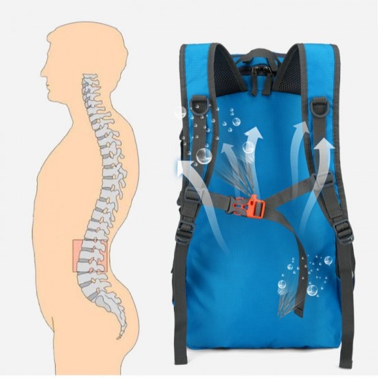 Commuting backpack, waterproof travel foldable casual sports backpack, hiking bag, large-capacity portable schoolbag for men Commuting backpack, waterproof travel foldable casual sports backpack, hiking bag, large-capacity portable schoolbag for men