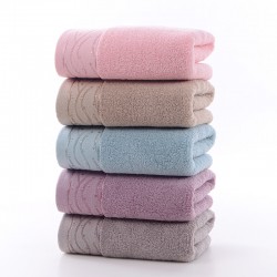 Wholesale all-cotton towels, thickened plain facial towels, household adult facial cleansing gifts, Gaoyang manufacturer pure cotton towels
