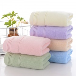 Pure cotton towel, absorbent face towel, thickened all-cotton face towel, long-staple cotton, soft face wash, household, men's and women's bath, 32 strands
