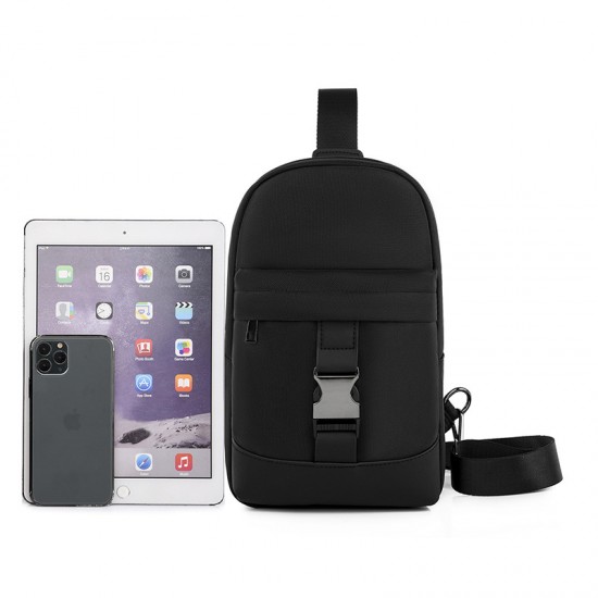 Casual men's chest bag, simple single-shoulder crossbody bag, multi-functional trendy brand crossbody bag, small bag, trendy crossbody bag, men's bag
