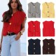 13-color Amazon bestseller 2024 Spring and Autumn new women's clothing, European and American style pocket sleeveless short knitted vest 13-color Amazon bestseller 2024 Spring and Autumn new women's clothing, European and American style pocket sleeveless short knitted vest