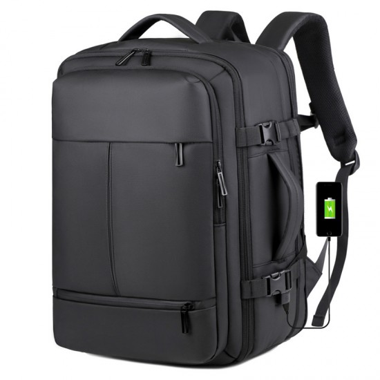 A new large-capacity cross-border men's backpack with expandable capacity, a business bag, a multi-purpose, high-quality travel computer bag A new large-capacity cross-border men's backpack with expandable capacity, a business bag, a multi-purpose, high-quality travel computer bag
