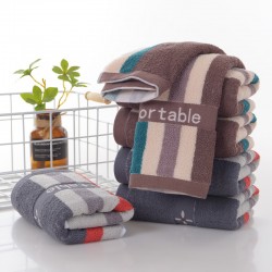 Wholesale pure cotton towels from the manufacturer as gifts, thickened for adults, for washing faces, plain colors for men and women, and couples, in high Yang supermarket