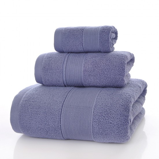 Cross-border all-cotton towels, pure cotton bath towels, square towels, three-piece towel sets, company gift boxes, factory direct sales, thickened towel sets Cross-border all-cotton towels, pure cotton bath towels, square towels, three-piece towel sets, company gift boxes, factory direct sales, thickened towel sets