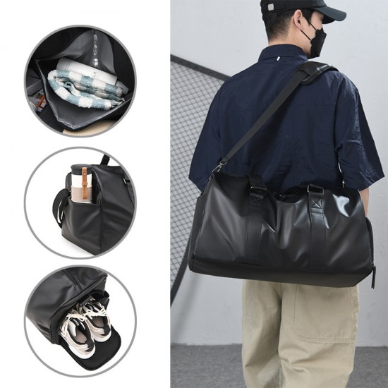 Wholesale short-distance hand-held travel bags, dry-wet separated large-capacity single-shoulder bags, sports and fitness bags, and trendy men's crossbody bags