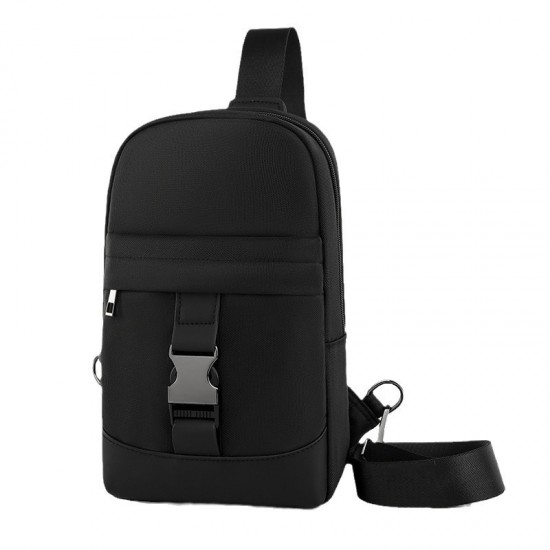 Casual men's chest bag, simple single-shoulder crossbody bag, multi-functional trendy brand crossbody bag, small bag, trendy crossbody bag, men's bag