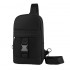 Casual men's chest bag, simple single-shoulder crossbody bag, multi-functional trendy brand crossbody bag, small bag, trendy crossbody bag, men's bag