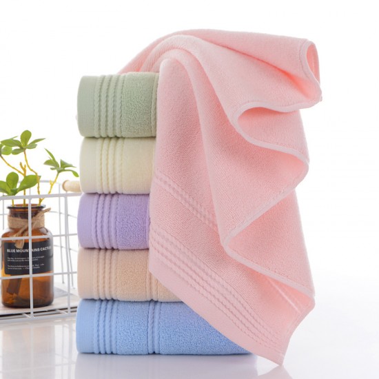 Pure cotton towel, absorbent face towel, thickened all-cotton face towel, long-staple cotton, soft face wash, household, men's and women's bath, 32 strands