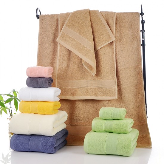 Cross-border all-cotton towels, pure cotton bath towels, square towels, three-piece towel sets, company gift boxes, factory direct sales, thickened towel sets Cross-border all-cotton towels, pure cotton bath towels, square towels, three-piece towel sets, company gift boxes, factory direct sales, thickened towel sets