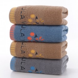 Pure cotton towel thickened jacquard manufacturer wholesale face towels can be customized with LOGO gifts, creative advertisements, pure cotton face towels for washing
