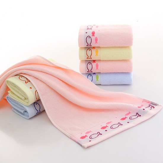 Pure cotton towel 32-strand small fish towel, soft, absorbent and thickened, labor protection gift company towel logo Pure cotton towel 32-strand small fish towel, soft, absorbent and thickened, labor protection gift company towel logo